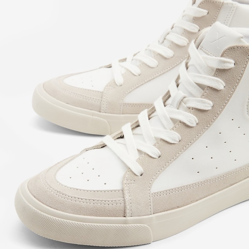 Men's Faux Suede High Top Sneaker